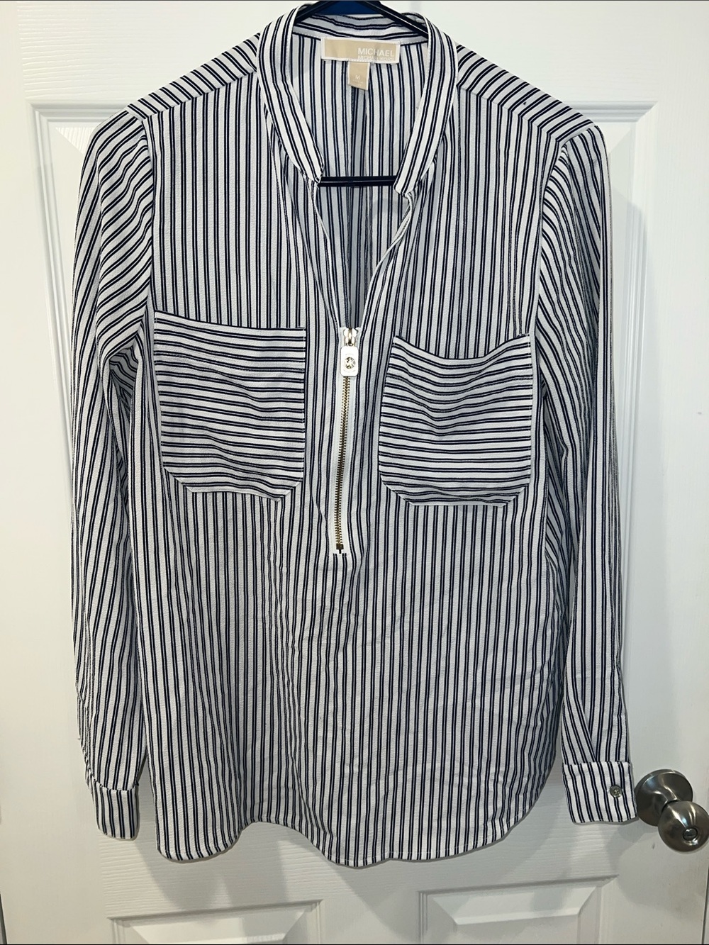Michael Kors Striped Blouse M